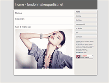 Tablet Screenshot of londonmakeupartist.net